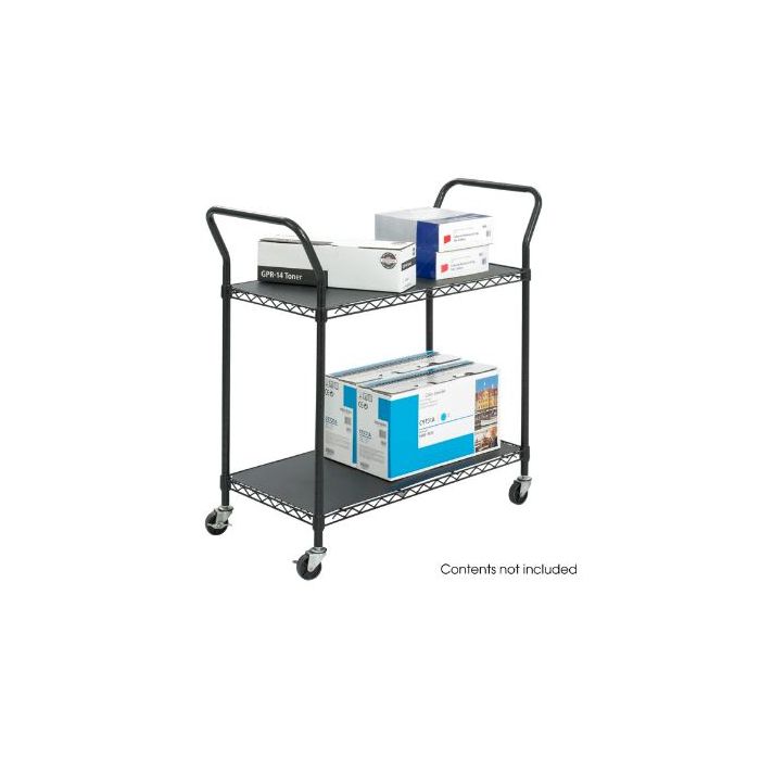 Wire Utility Cart-2 Shelves