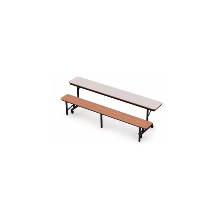 Top in Grey Nebula and Bench in Wild Cherry