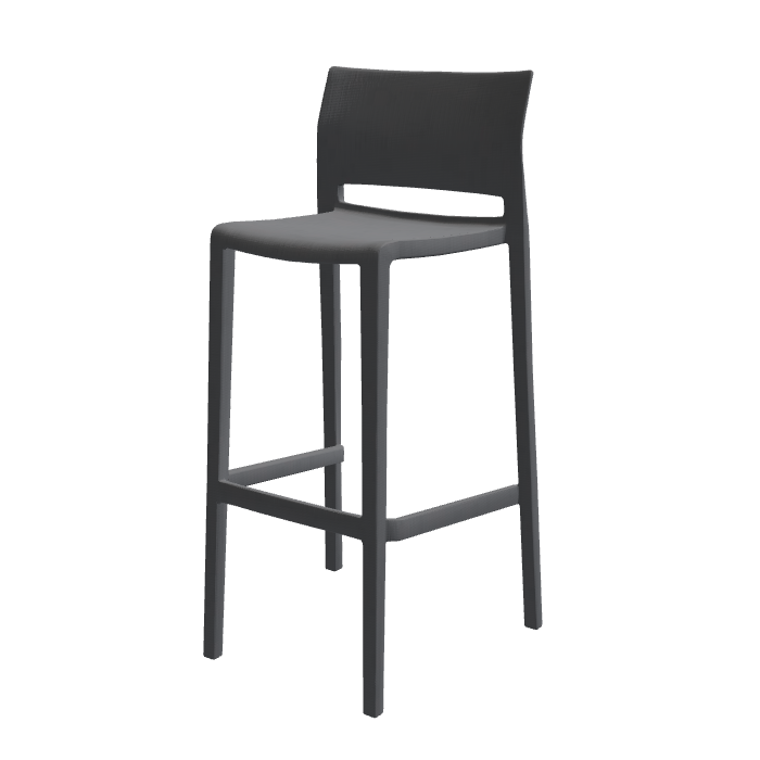 Stool | Bakhita Armlessl with Poly Seat and Back