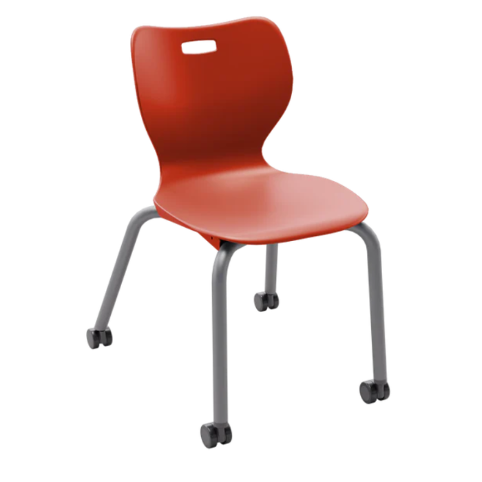 Stack Chair | Alphabet 16" on Casters | Set of 4
