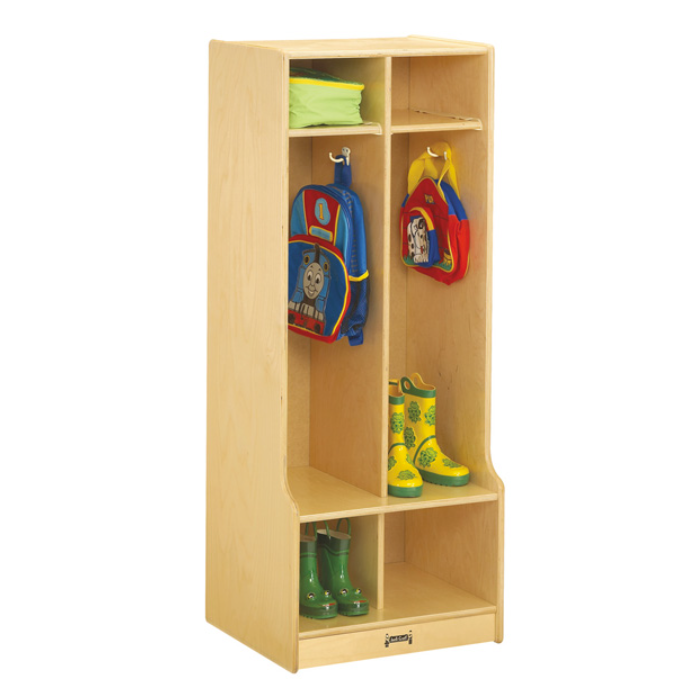 Coat Locker | 2 Section with Step