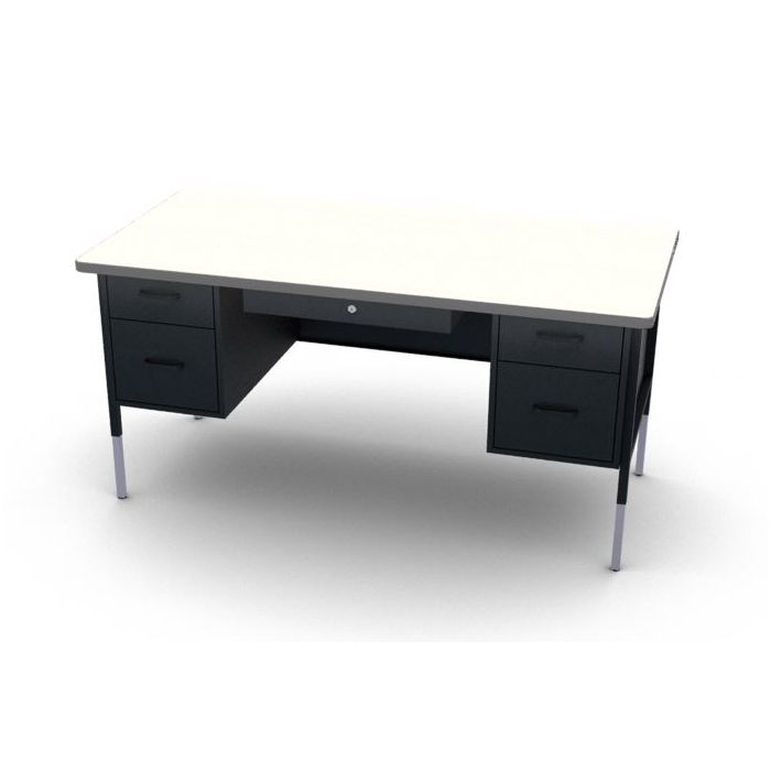 double pedestal teacher desk