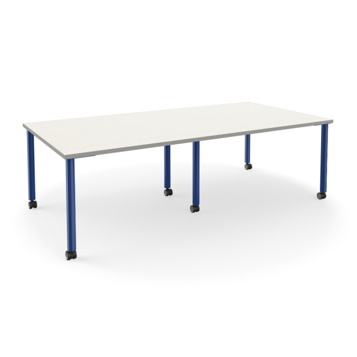 Table | Large Pillar Table | 29"H on Casters