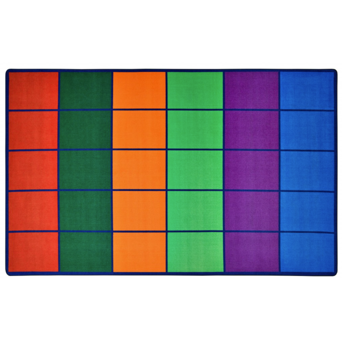 Carpet | Colorful Rows | 8'4" x 13'4"