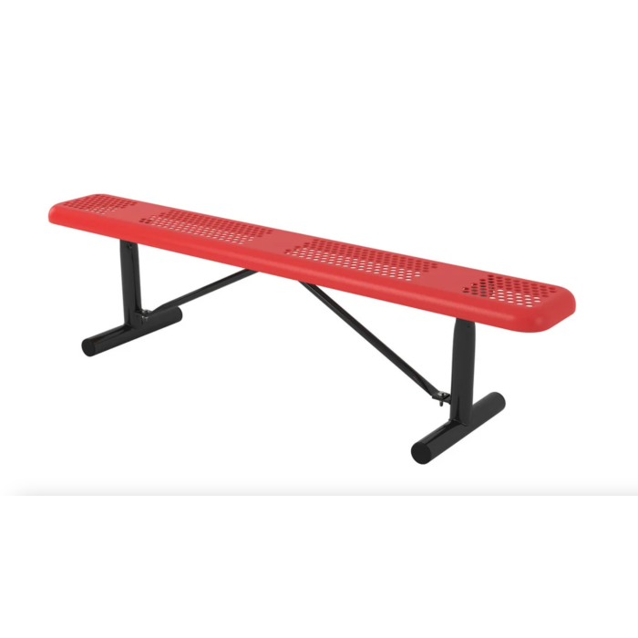 Outdoor | Backless Portable Bench | 6 ' Perforated 