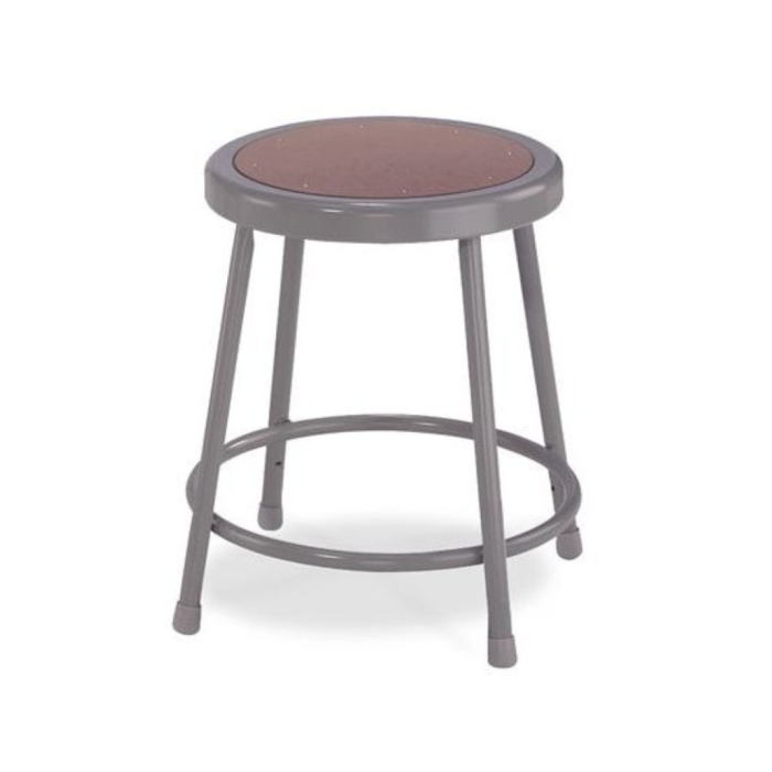 Adjustable Stool | Round Hardboard Seat | 19"-27" 
