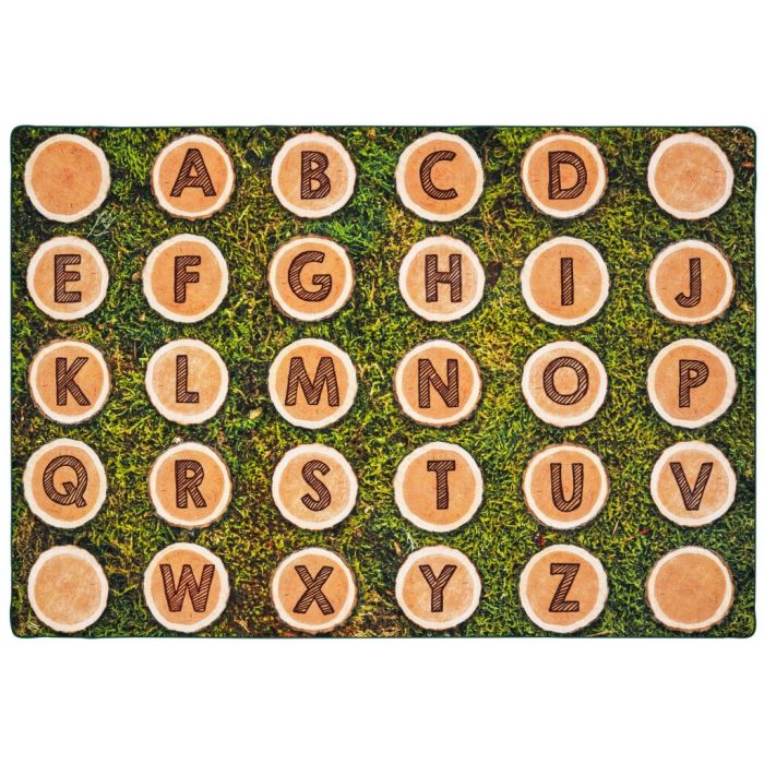 Carpet | Alphabet Tree Rounds | 8' x 12'
