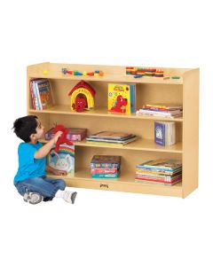 Bookcase | Adjustable Mobile Straight Shelf with Lip