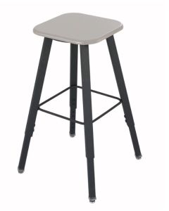 Student Stool | AlphaBetter Adjustable-Height with Thermoplastic Seat and Tip Resistant Base