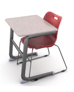 Grey Glace with Ruby Red Chair (ASSL18)