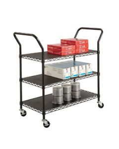 Wire Utility Cart-3 Shelves