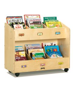 Bookcase | Mobile 6-Section Book Organizer