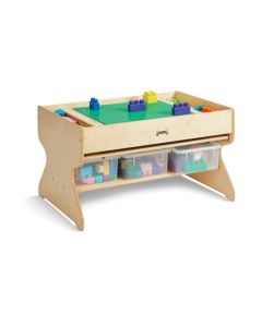 Building Table with 3 Storage Bins