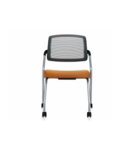 Seat shown in Tigerlily, Base in Tungsten