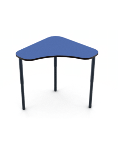 Blue Curacao laminate top with Black edge and Black leg