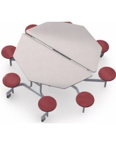 Shown in Grey Nebula Top and Burgundy Stools