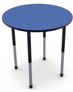 Shown in Blue Curacao Top with Black Edge and Black Legs 27" -42"tall