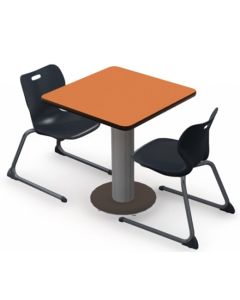 Shown with Marmalade Top, Black Edge, Chairs (ASCL18) Black
