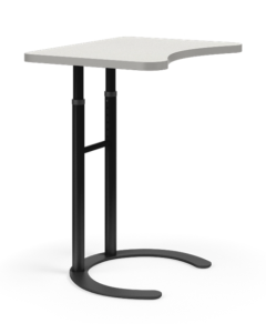CMax Table | Rectangle with Comfort Curve | Adjustable Height 25"-30"
