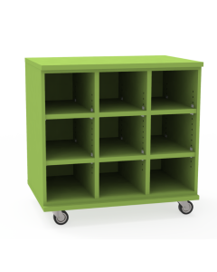 Shelving | 6 Adjustable Shelves and 2 Dividers | Mobile