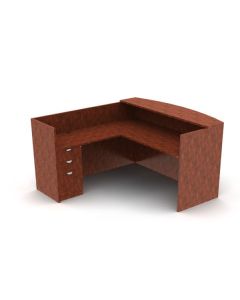 Reception Desk |  Layout O, Reception L Unit Grouping