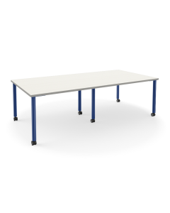 Table | Large Pillar Table | 29"H on Casters