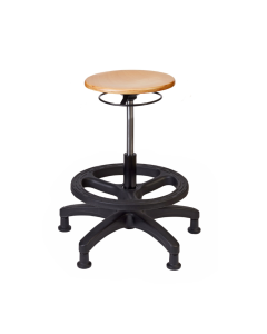 Stool | Perspective | Pneumatic Base with Foot Ring