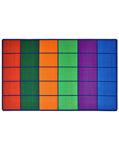 Carpet | Colorful Rows | 8'4" x 13'4"