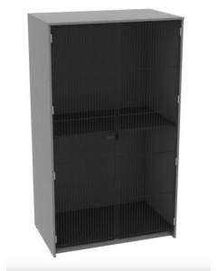 2 Compartment, Full Length Wire Door, 48:W x 84"H x 30"D