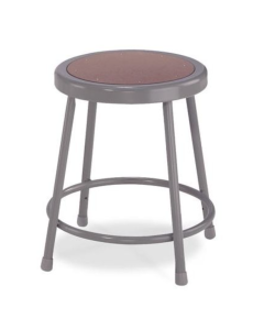 Adjustable Stool | Round Hardboard Seat | 19"-27" 
