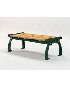 Shown in Cedar Slats with Green Frame