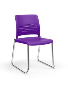 Stack Chair | Strive High Density | Sled Base