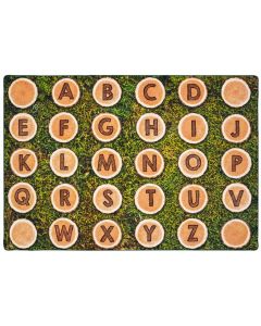Carpet | Alphabet Tree Rounds | 8' x 12'